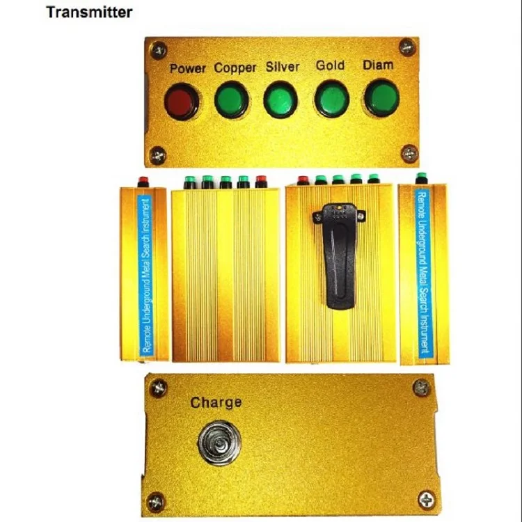 High Performance 3D Underground Diamond Gold Detector Metal Gemstones With AKS Dual Antennas Enhancing Detecting Signal