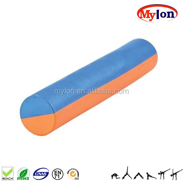 Yoga Pilates Massage Workout Exercise Rehab Physio Gym Therapy Sports Injury Smooth Texture High Density EVA foam roller