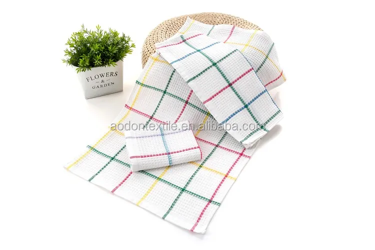 Custom cotton/polyester kitchen cloth tea towel dish cloth kitchen towel