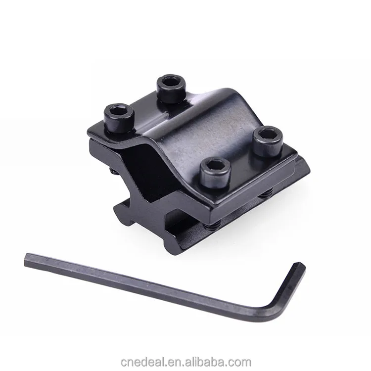 Jialitte J020 aluminum 21mm Rail 3 slot Picatinny barrel Mount for hunting Laser Flashlight