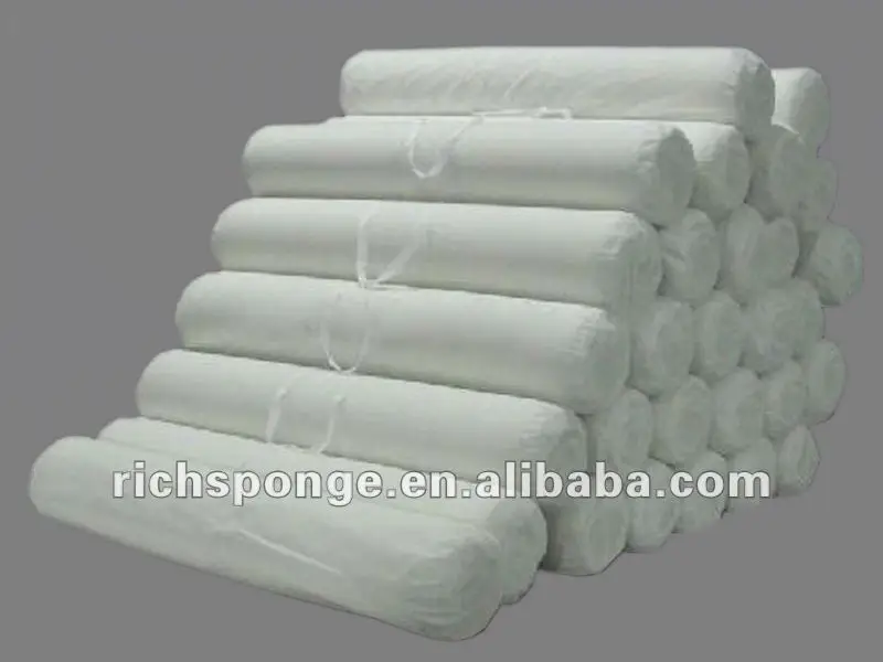 high density memory foam rolled mattress