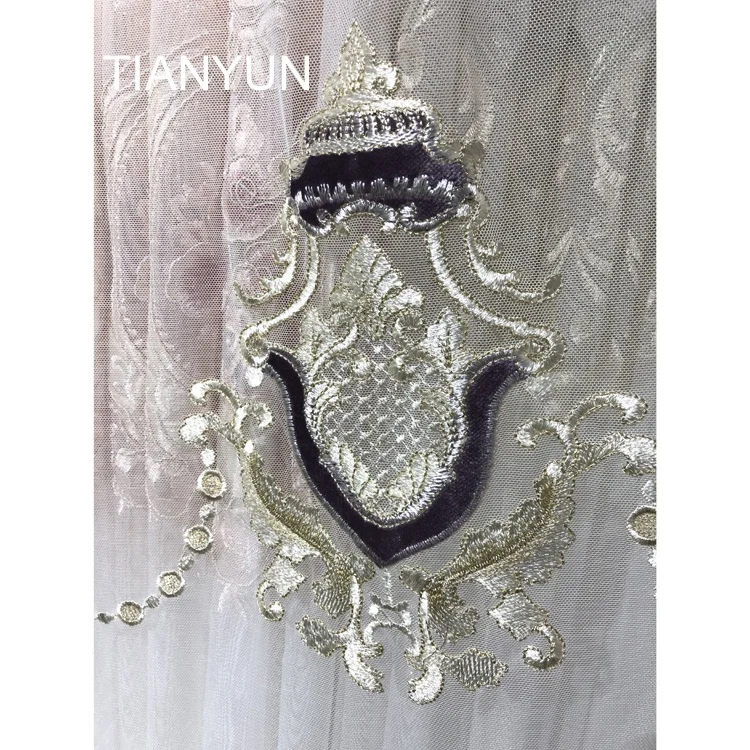 Polyester Sheer Window Voile Rod Pocket Panel Curtain