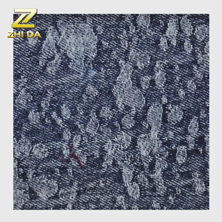 Chinese wholesale tear-resistant jacquard  denim fabric for fashion backpack
