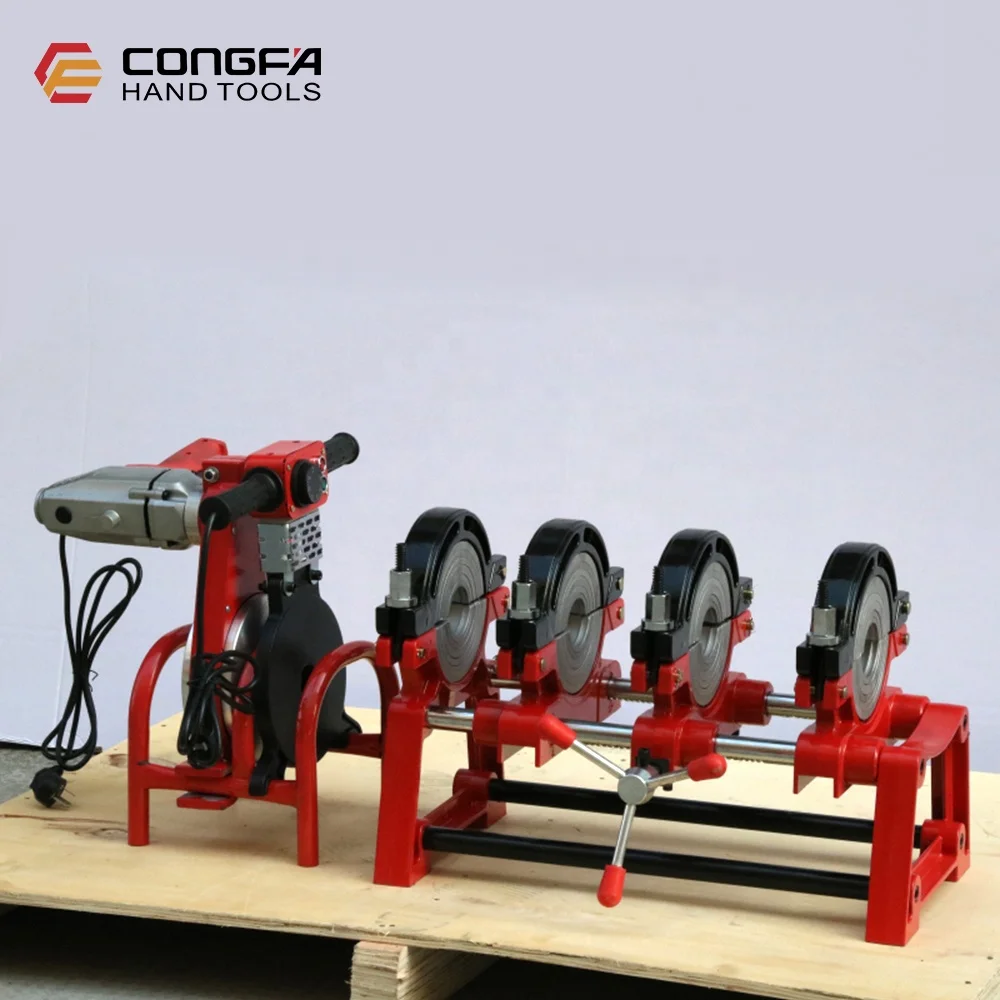 Pipe to Pipe welding63-160mm PE Pipe Soldering Equipment 1.85KW