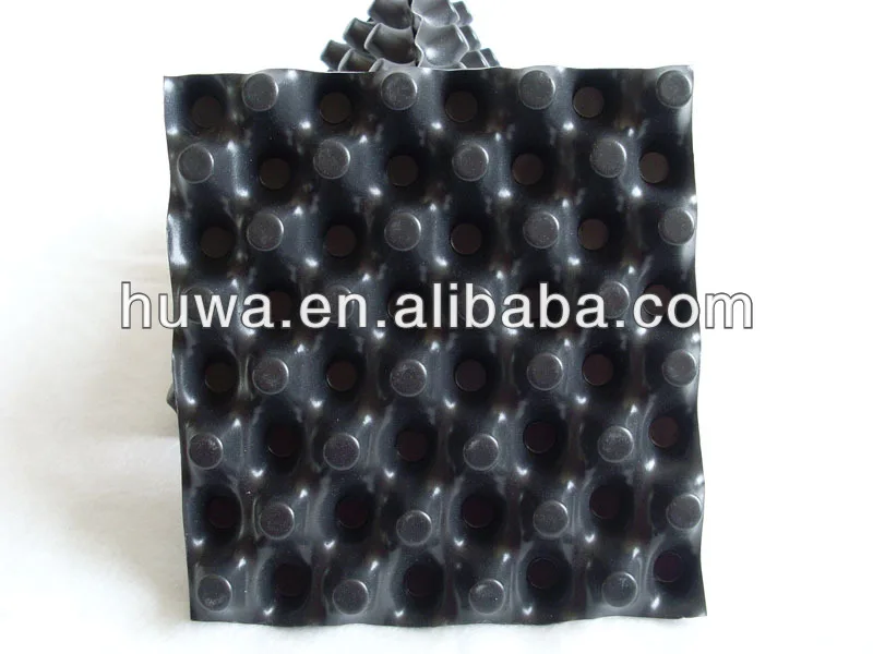 
lightweight building construction materials plastic board membrane cavity green roof drainage sheet 