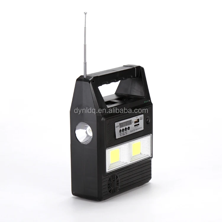 2017 NEW style of military style radio with charger and bulbs solar charger flashlight radio good quality of 10w solar radio