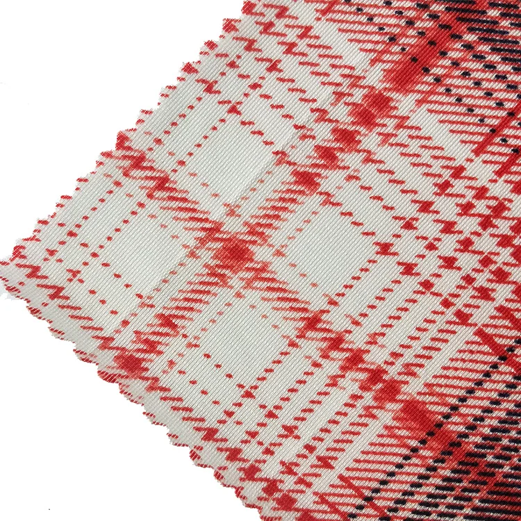 China Hot Sale Manufacture 4 Way Printed Stretch Polyester Spandex Woven Fabric For Clothes