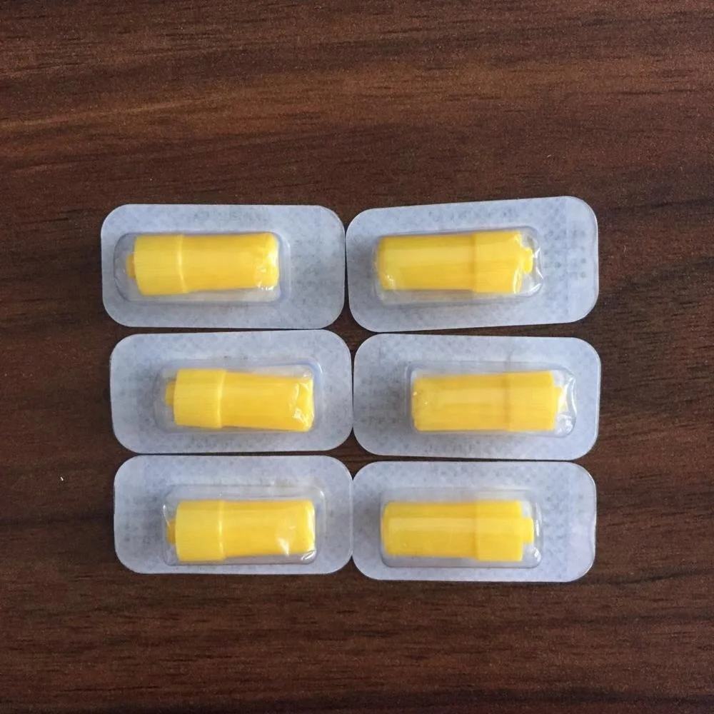 Medical Disposable Transparent Heparin Cap For I.V. Catheters Cannulas CE And ISO Approved