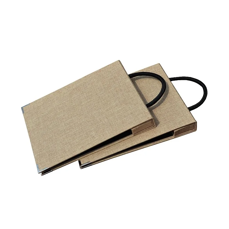 Cardboard Paper Fabric linen Sample Book Swatches Blind Sample Book