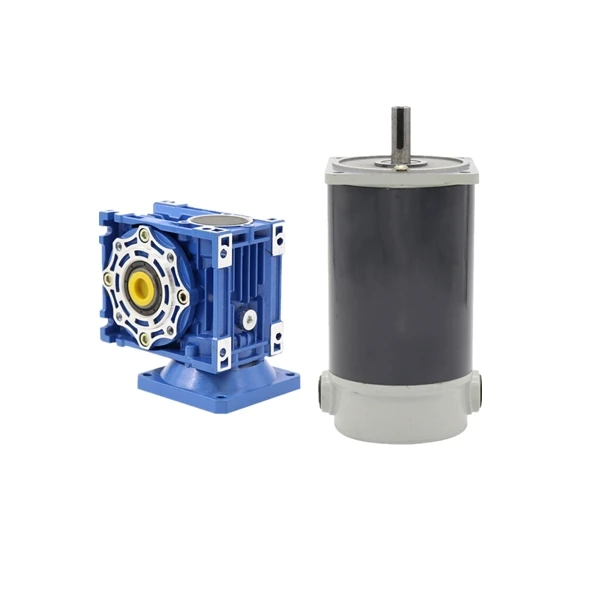 NMRV30 High Torque Small Gear Box NMRV50 Worm Speed Reducer with 12V/24V DC Motor