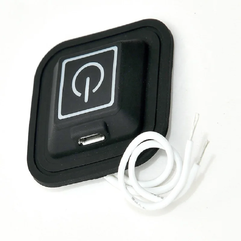Smart temperature controller Single button with sensor silicone switch for heating waist wraps