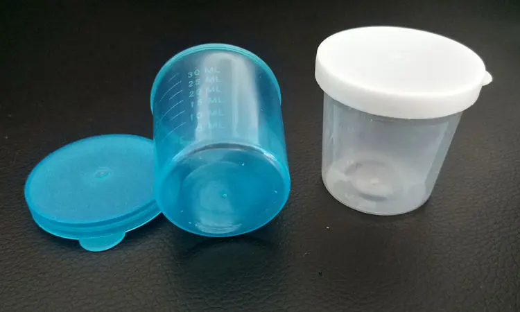 sterile type bulk or individual package leak proof 30ml sterile plastic specimen cup PP sputum container