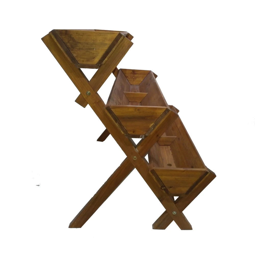 Outdoor Garden Botany Pergola Wooden Flower Rack