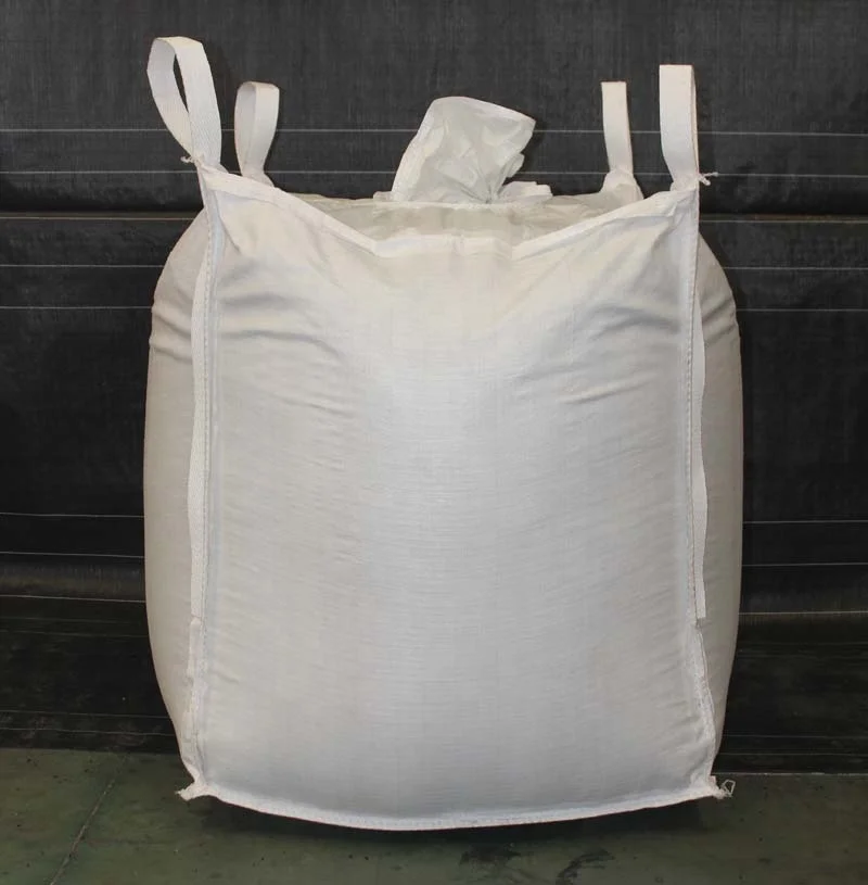 High quality bottom fully open FIBC big bag packing for grain and other agricultural products fast unloading safety factor 5:1