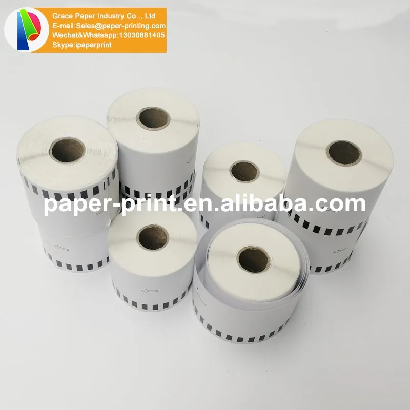 adhesive thermal stickers paper DK-22205 DK 22205 DK 2205