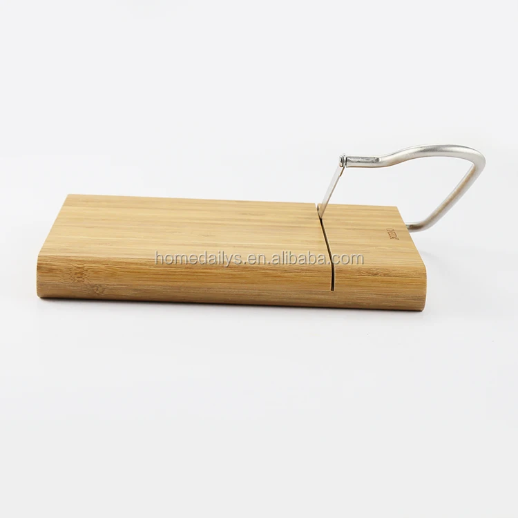 Eco-friendly Wooden Cheese Cutting Board with Slicer Wire