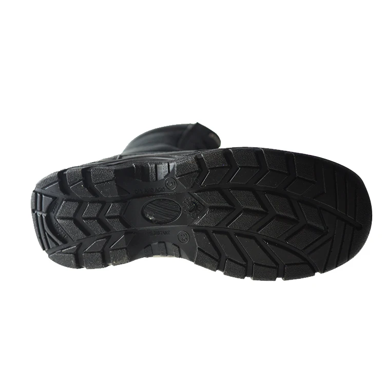 UC-386 PU injection safety industrial feet protect buffalo leather working steel toe shoes