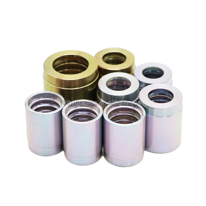 HT Brass Ferrule High Quality Crimping Hydraulic Hose Fitting Ferrule