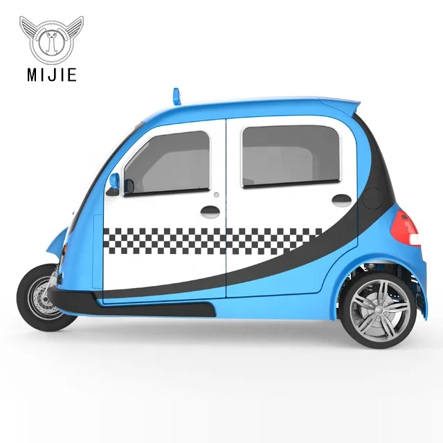 
3 wheelers UTV/3x2 Passenger Tricycle Taxi/Closed body tricycle/Electric Rickshaw /6 Seat 