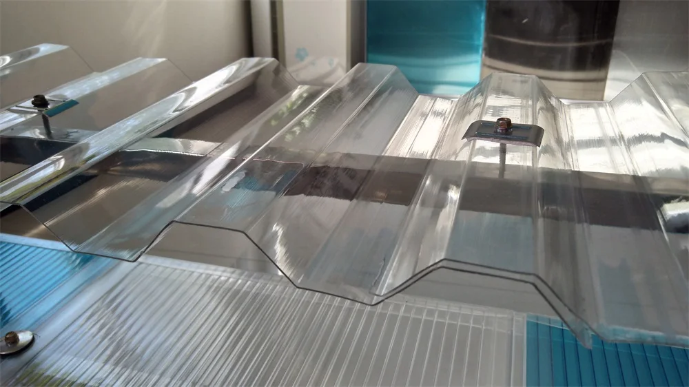 Поликарбонатный компактный твердый лист для люка, твердый гофрированный лист