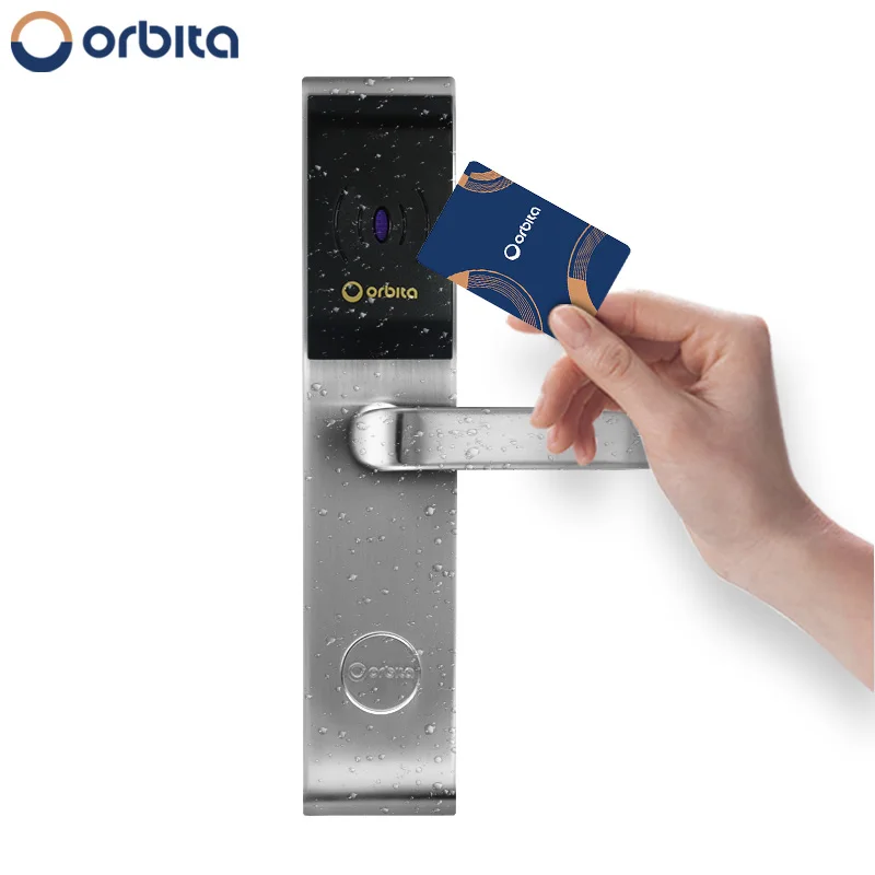Orbita High Quality Smart Key Rf Card Hotel Lock With Pro Usb Card System
