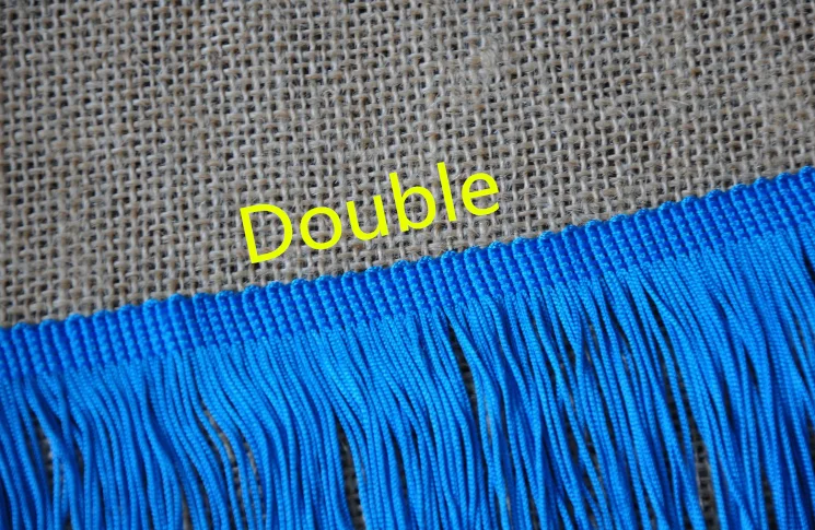 Wholesale 15CM High Quality Polyester Double Thread FringeTassel for Dress Decoration