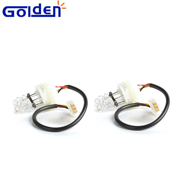 Kit 12 24 volt 2 HID Bulbs hideaway led strobe lights