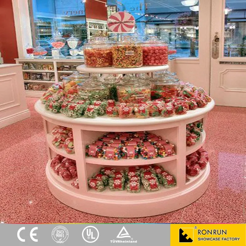 Shopping mall candy store furniture showcase for sale