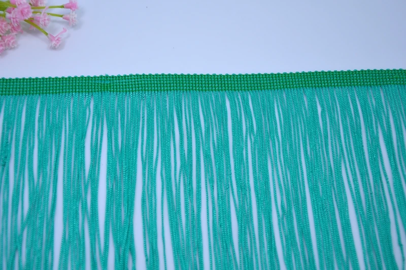Wholesale More Size Polyester  Fringe Trim for Latin Dress Decoration Textile Accessories Trim Lace polyester Fiber