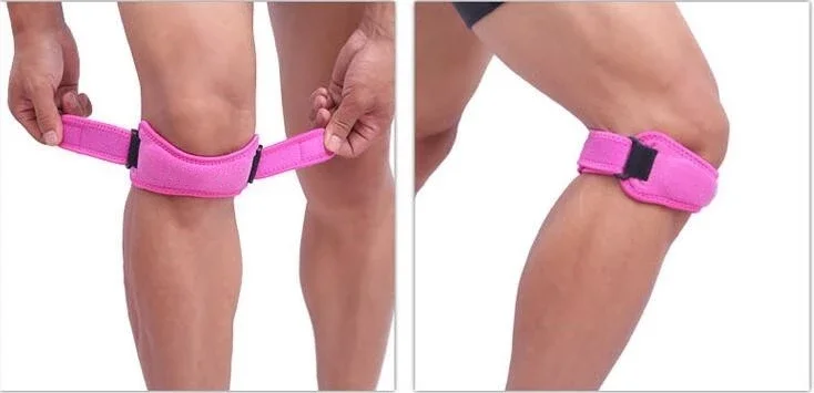 Neoprene Adjustable Patella Knee Support copper knee sleeve Strap/Brace