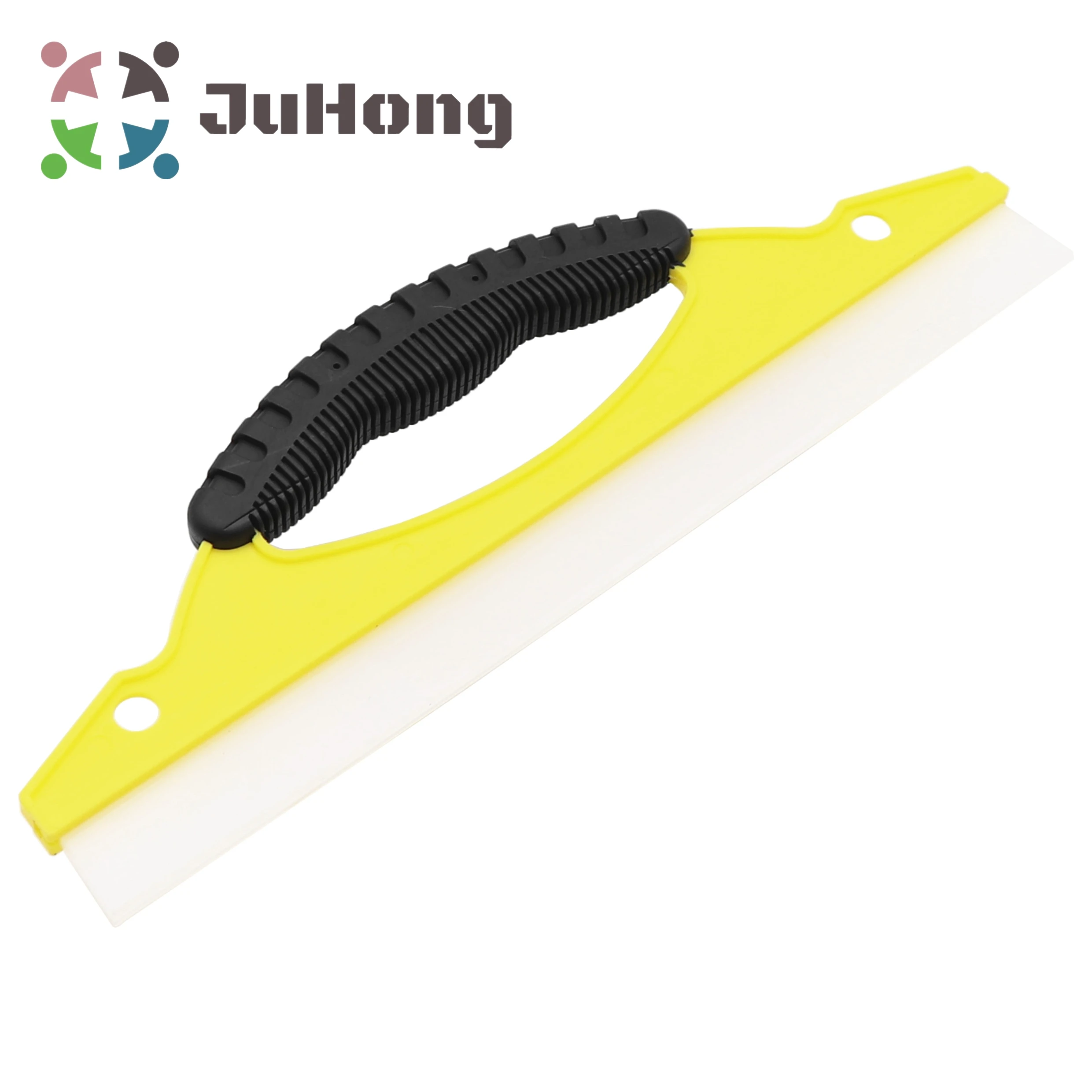 All Purpose Squeegee for Shower Window Car Glass Yellow Frame Soft Silicone Blade Cleaning Kits Door Wall Tile Glass