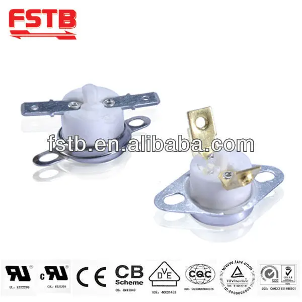 FSTB ksd301 tuv safety cut out Manual thermostat 10a 250v