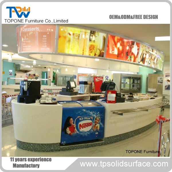 U shape Gold and Black Nightclub Commercial Bar Counter