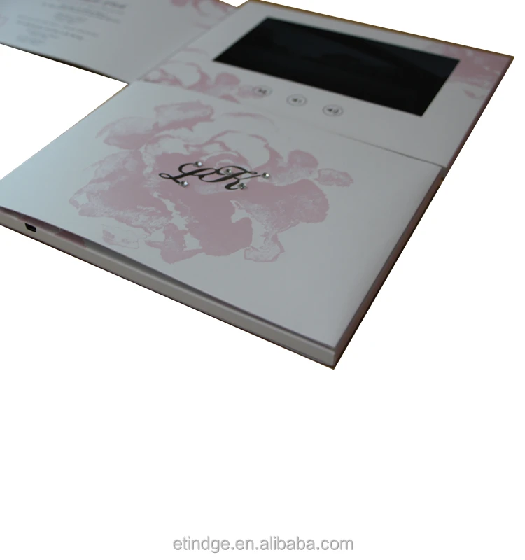 ETG Creative Digital Video Brochure Smart Book With 7 Inch Lcd Screen
