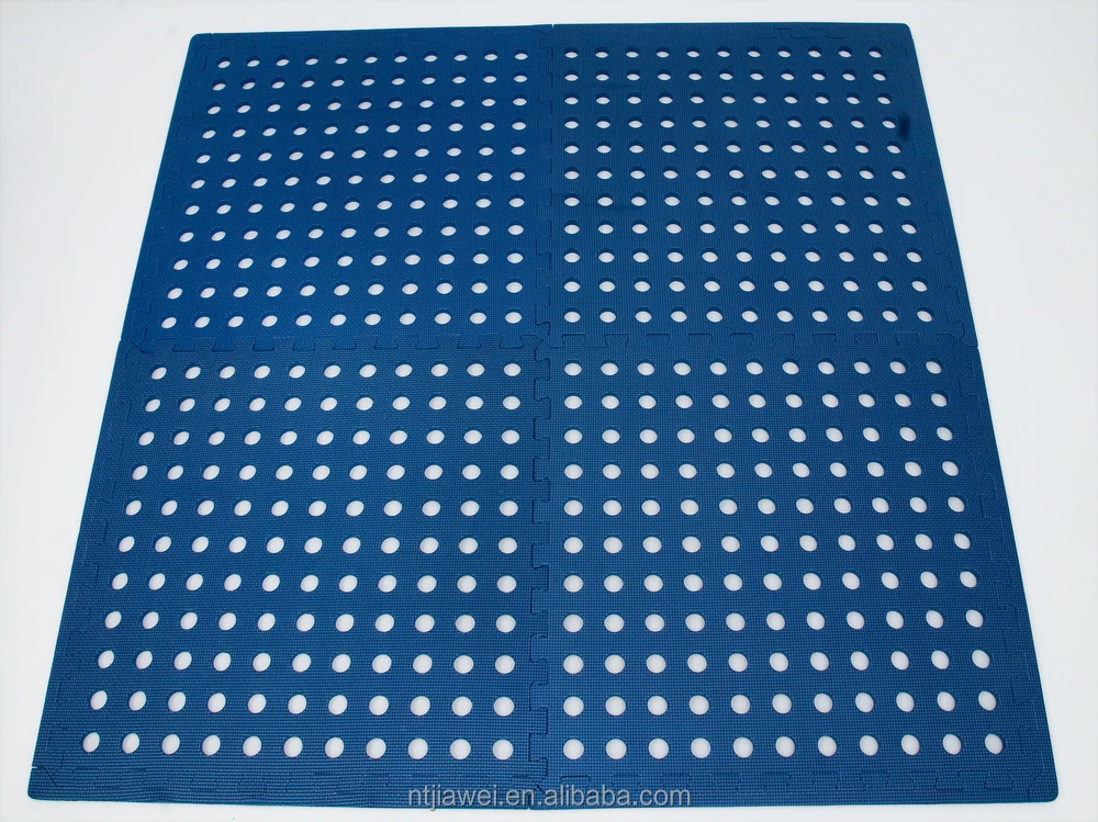 EVA foam hollow absorption swimming pool bathroom antislip mat