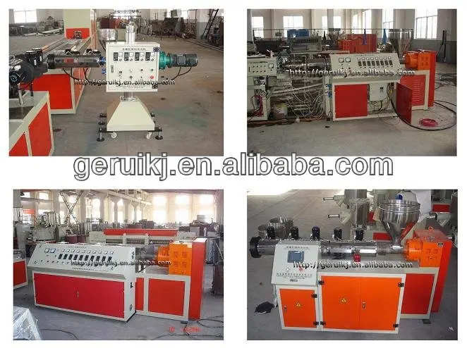 PE pipe extruder plastic pipe production line
