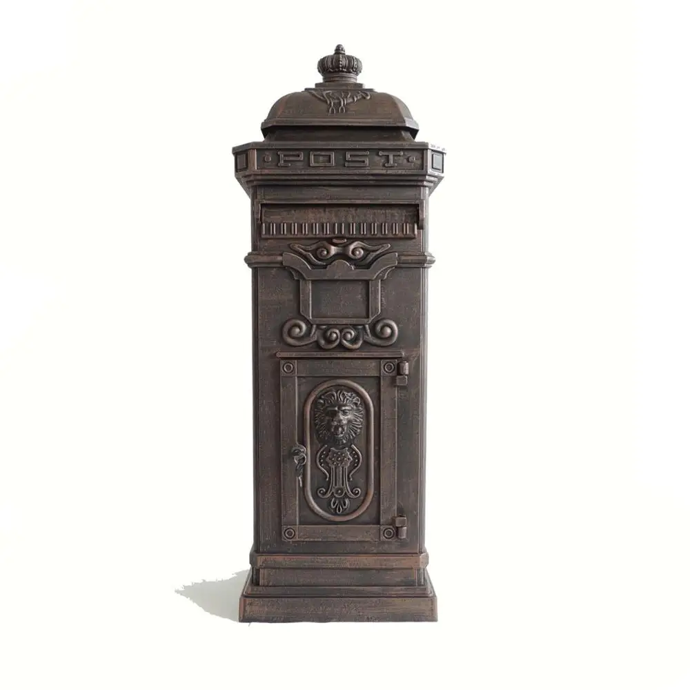 Chengfeng CF-M-03 Bronze Cast Aluminum Mailbox
