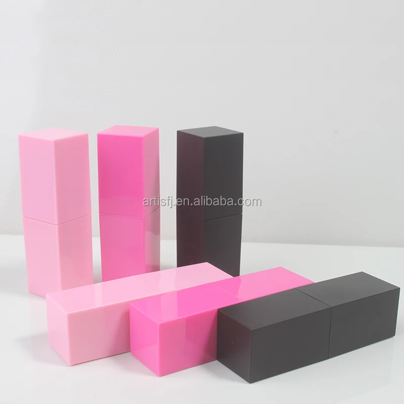 Wholesale best selling oem pink black lipstick tube for makeup lipstick manufacturer