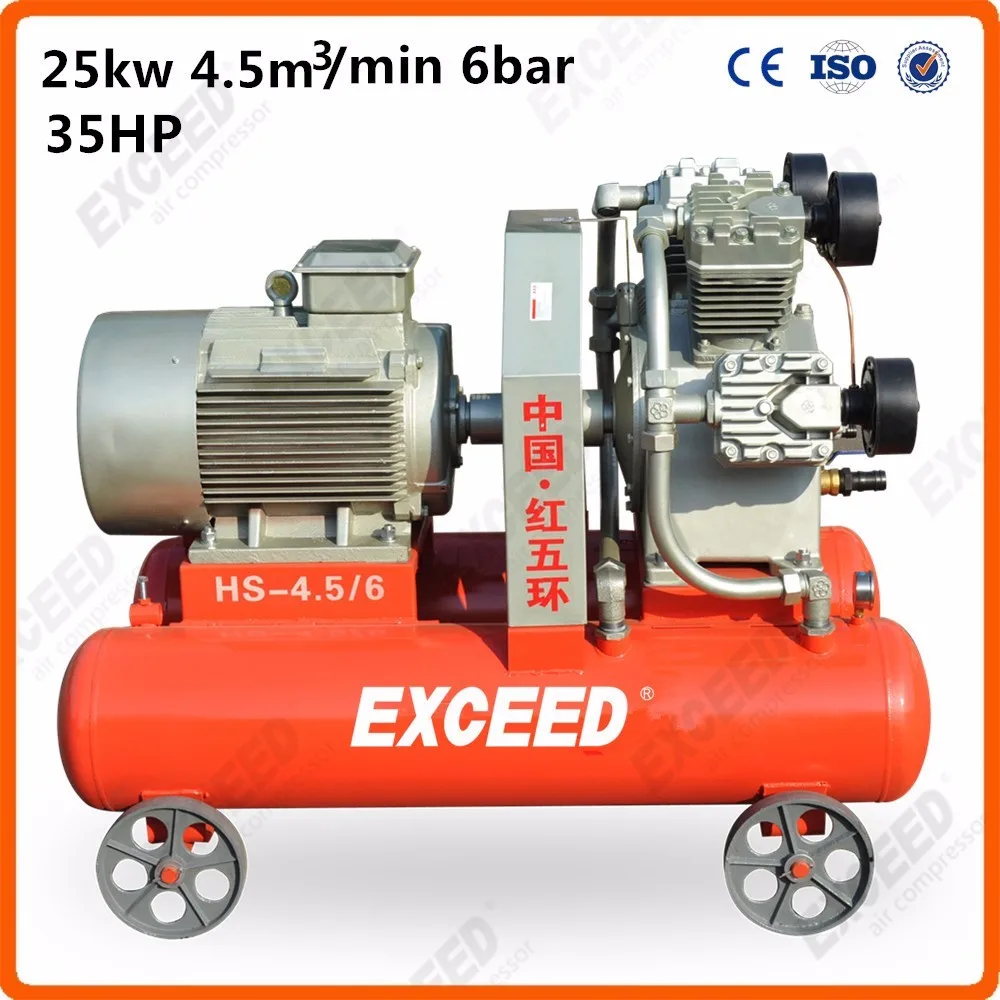 175 cfm Screw or diesel or electric & oil free 30kw air compressor