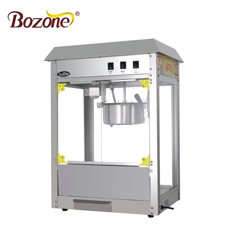 Multi color CE Approved Industrial Gas Snack Equipment Automatic Sweet Cheap Price Commercial Caramel Popcorn Making Machine