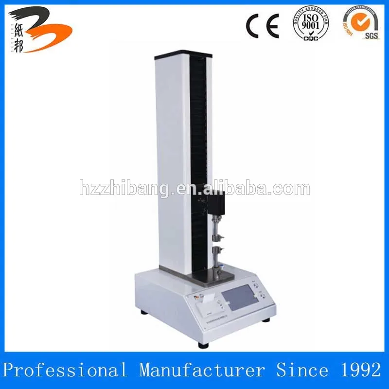 paper tensile strength testing instrument breaking length testing machine