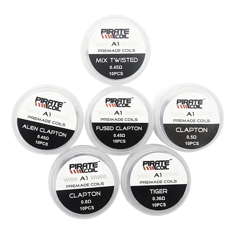 KA1 катушка испарителя Prebuilt Clapton coil Alien wire и катушки с лучшим качеством и ценой