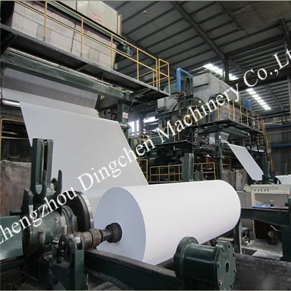 Zhengzhou Dingchen  2T/D tissue paper 1092mm making plant