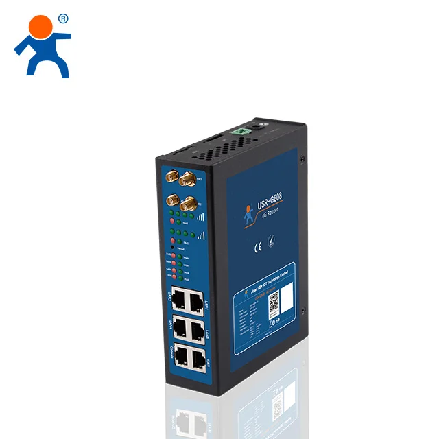USR-G808 M2M 4G промышленный мульти сим-роутер 2 сим-карты роутер