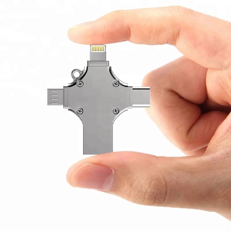 Multi interface USB 3.0 Stick 4 in 1 otg usb flash drive