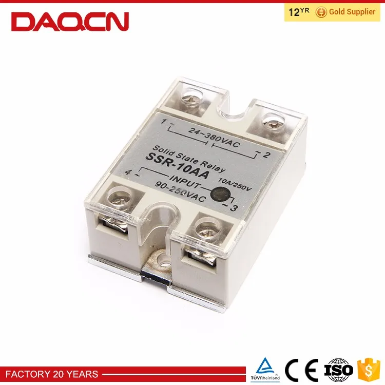 CE сертифицирована питания завод ССР реле