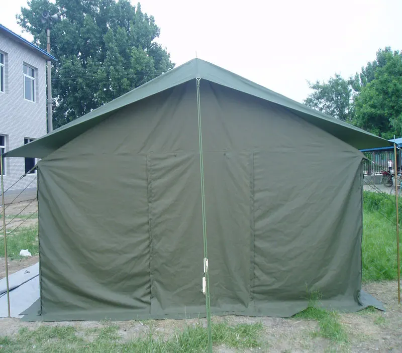 
Water proof Steel Pole Army Green Tactical Military Tent Canvas Tent in different size 
