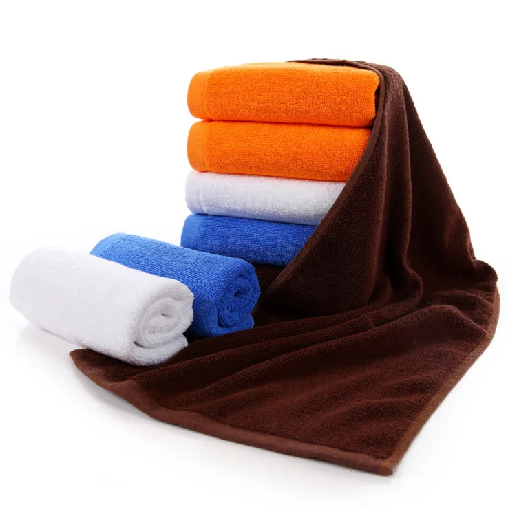 100 cotton theme hotel plain color towel hand towel accept custom color