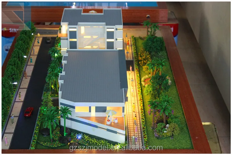 Beach Architectural House Scale Model 3d Model Maker Plastic Physical Model Factory