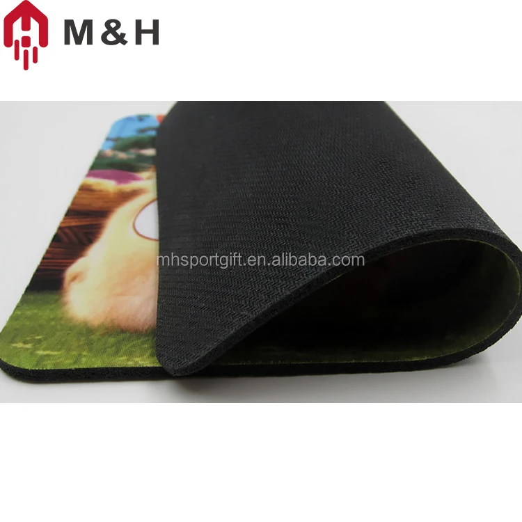 Factory blank rubber mouse pad sublimation any size